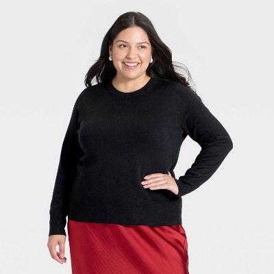 Women's Slim Fit Cozy Knit Pullover Sweater - A New Day™