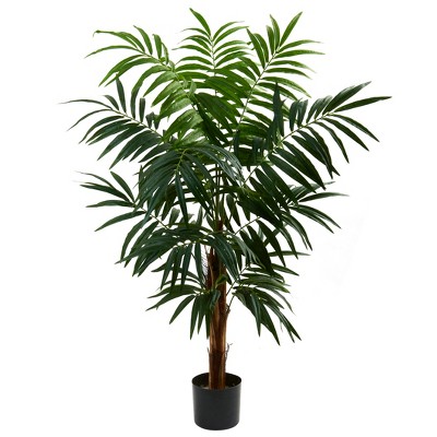 Nearly Natural 4.5-ft Bulb Areca Tree
