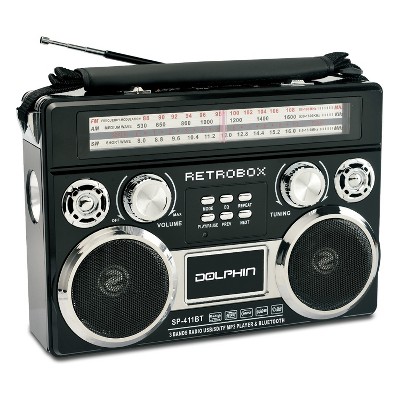 Dolphin® Audio RETROBOX™ Portable Mini Bluetooth® Speaker