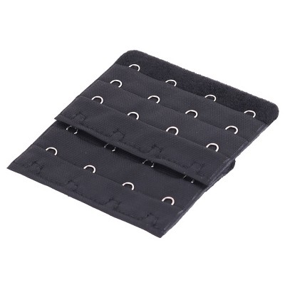 INSPIRE CHIC Women's Cotton Blends Metal Bra Extender 3 Inch Long 4 Rows 2 Pcs