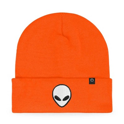 Dalix Alien Embroidered Beanie Hat Knit Cap Cold Weather Mens