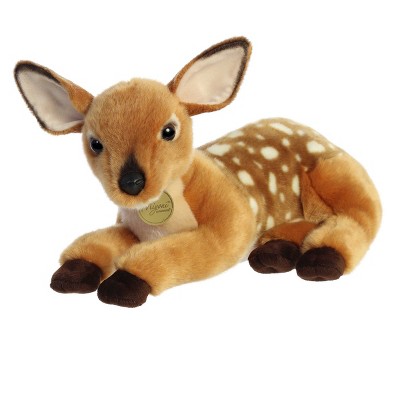 Aurora Large Deer Miyoni Realistic Stuffed Animal Brown 15"