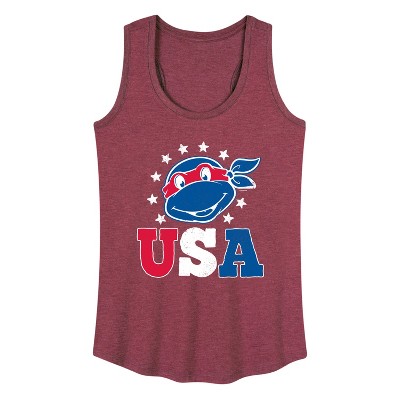 Women's - Teenage Mutant Ninja Turtles - USA Raphael Graphic Racerback Tank