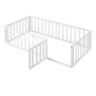 Okak Bed Guard Rails for Twin Size Bed,Baby Bed Rail Guard for Toddlers,White