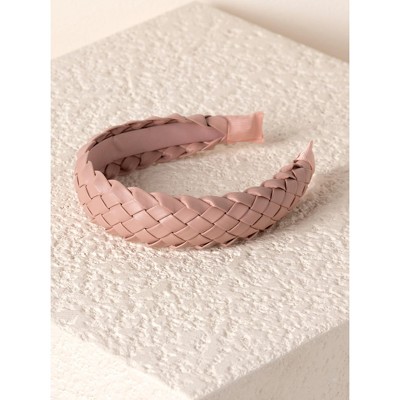 Shiraleah Woven Faux Leather Headband