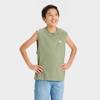Boys' Cutoff Tank Top - art class™