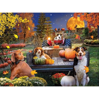 Sunsout Harvest Hayride 1000 pc Halloween Jigsaw Puzzle 42280
