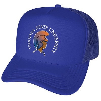 Virginia State University Primary Logo Foam Trucker Cap Royal Os