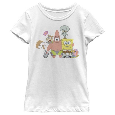 Girl's SpongeBob SquarePants Squad Friends T-Shirt