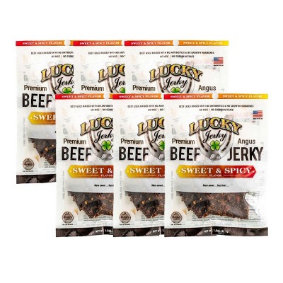 Nebraska Star Beef 1.5 oz Sweet and Spicy Beef Jerky - Pack of 6