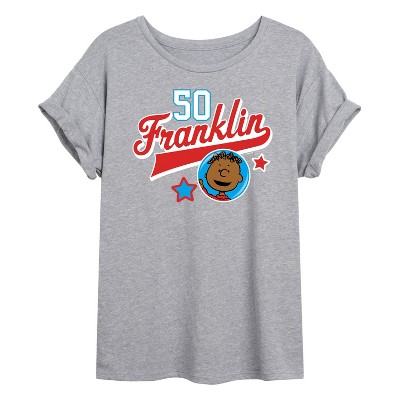 Women's - Peanuts - Franklin Athletic 50 Oversized Graphic T-Shirt