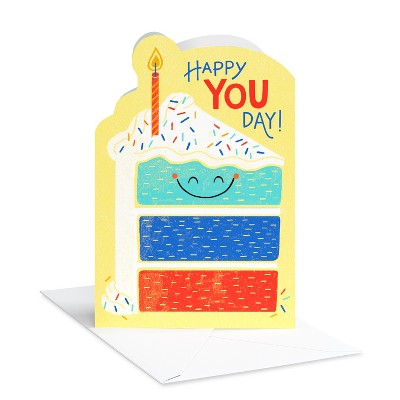 Kids' 'Animated Layered Cake' Birthday Card