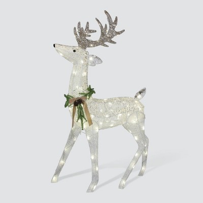 Philips LED White and Champagne Glitter String Novelty Indoor/Outdoor Sculpture Twinkling Pure White Lights