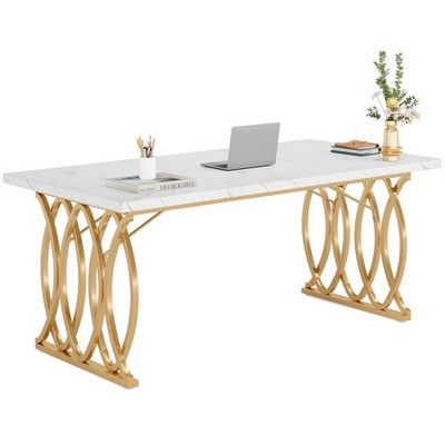Tribesigns 62.99" Computer Desk, Office Executive Desk Workstation