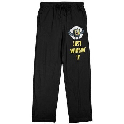 SpongeBob SquarePants Halloween Men's Black Sleep Pants