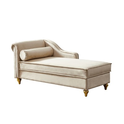 Cesicia Modern Upholstery Chaise Lounge Chair with Storage