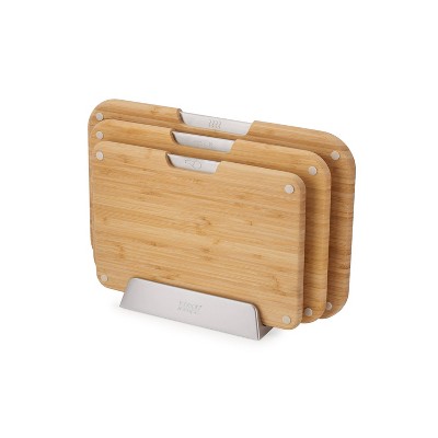 Joseph Joseph Nest Bamboo 3pc Cutting Board Set with Stand