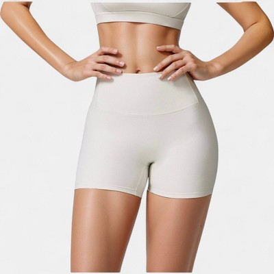 Anna-Kaci Active Women's High Waist Compression Athletic Shorts with Supportive Stretch Fit and Streamlined Seams