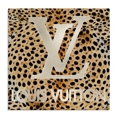 Stupell Industries Glam Brand Cheetah Spots Canvas Wall Art