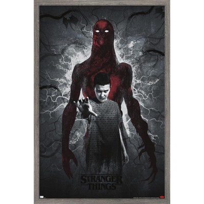 Trends International Netflix Stranger Things: Season 4 - Vecna and Eleven Framed Wall Poster Prints