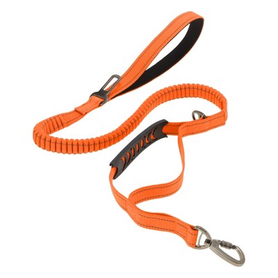 Unique Bargains Dog Car Seatbelt 45.28"-70.08" Shock Absorbing with 2 Padded Handle Metal Carabiner Clip for Medium Large Dogs