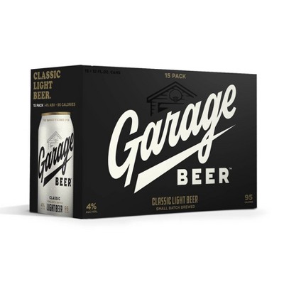 Braxton Garage Beer Lager Beer - 15pk/12 fl oz Cans