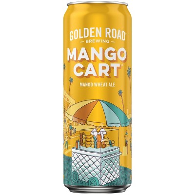 Golden Road Mango Cart Wheat Ale Beer - 25 fl oz Can