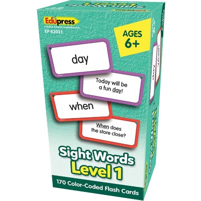 Edupress Sight Words Flash Cards - Level 1
