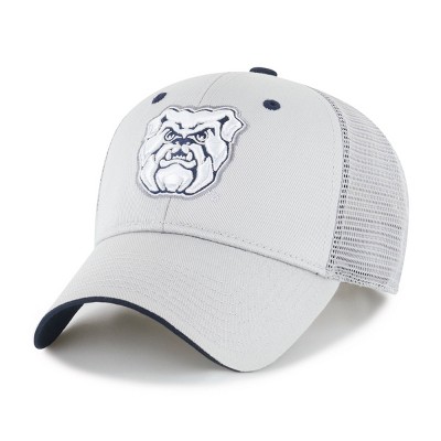 NCAA Butler Bulldogs Gray Money Maker Mesh Hat: Adjustable Snapback, Team Logo Design