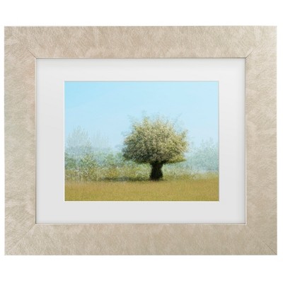 Trademark Fine Art - Katarina Holmstrom Tree With Flowers Matted Framed Art