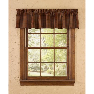 Park Designs Primitive Plaid Country Spice Valance 14x72