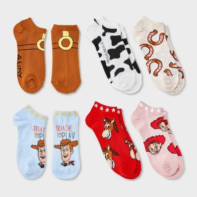 Women's Toy Story 6pk Low Cut Socks - Assorted Color 4-10