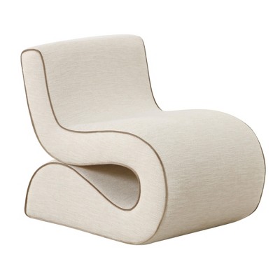Senna Accent Chair Cream 22.1"W x 30.7"D x 27.2"H