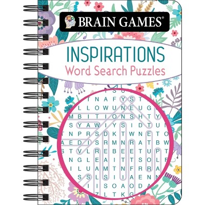 Brain Games - To Go - Inspirations Word Search Puzzles - by  Publications International Ltd & Brain Games (Spiral Bound)
