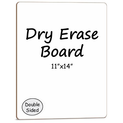 SCRIBBLEDO Blank Dry Erase Board 11"x14" Double-Sided Whiteboard