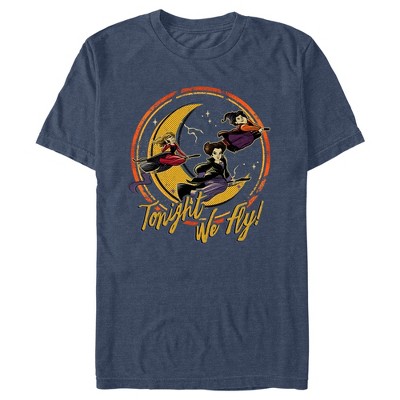 Men's Hocus Pocus Tonight We Fly Moon T-Shirt