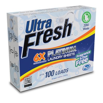 Ultra Fresh Platinum 6X Laundry Detergent Sheets