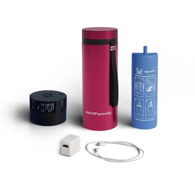 4ALLFAMILY Explorer 72 Hours Insulin Cooler TSA Approved USB Charger Biogel Fits 1-7 Pens & Vials, Red or Blue