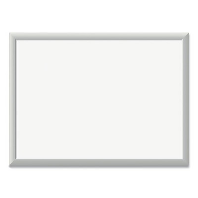 U Brands Magnetic Dry Erase Board with Aluminum Frame, 23 x 17, White Surface, Silver Frame