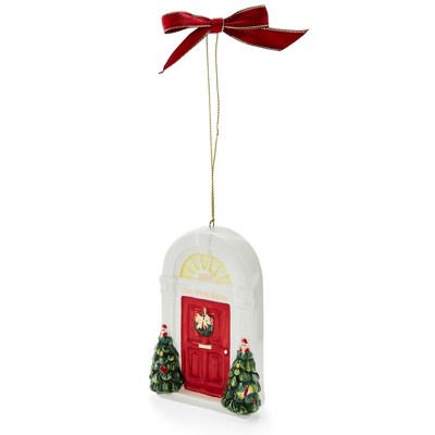 Spode Christmas Tree First Home Door - Festive Decoration, Novelty Bauble - Ideal Holiday Keepsake Ornament for Christmas