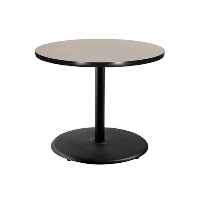 Hampden Furnishings 30" Bennet Collection Round Dining Table Black/Gray Nebula