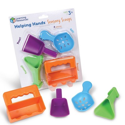 Learning Resources Helping Hands Sensory Scoops: Educational Tools for Toddler & Preschool, Set of 4