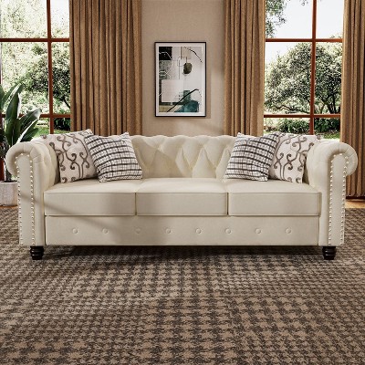 Velvet  for Living Room Furniture Sets-Morden Fort