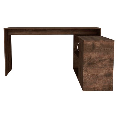 Chery Life Axis Modern L-Shaped Computer Desk with Open & Closed Storage