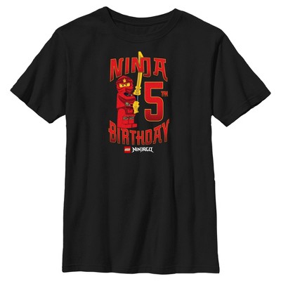 Boy's LEGO®: Ninjago Ninja Kai Birthday 5 T-Shirt