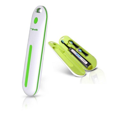 Pyle Electric Toothbrush Charger Travel Case with UV Sanitizer - White (PHLSN61WT)
