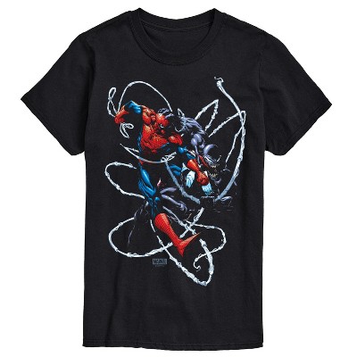 Men's - Marvel - Venom Vs Spider-man Short Sleeve Graphic T-Shirt