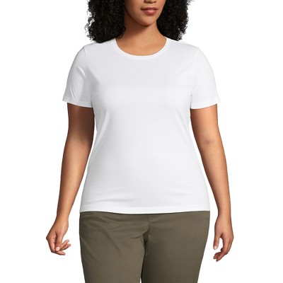 Lands' End Women's Relaxed Supima Cotton T-Shirt