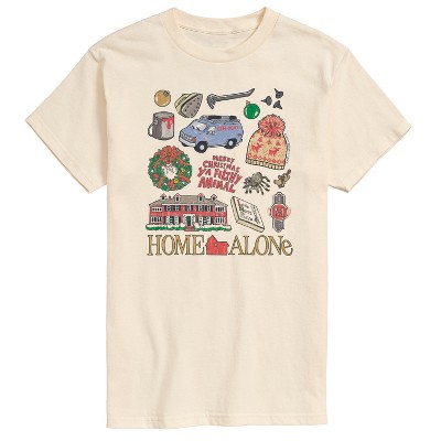 Men's - Home Alone - Ha Icon Grid Short Sleeve Graphic T-Shirt