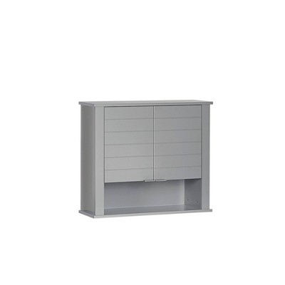 RiverRidge Madison Two-Door Bathroom and Laundry Wall Mount Storage Medicine Cabinet with Fixed and Adjustable Shelf